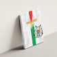 Burkina Faso Football Custom Canvas Wall Art Go Champions