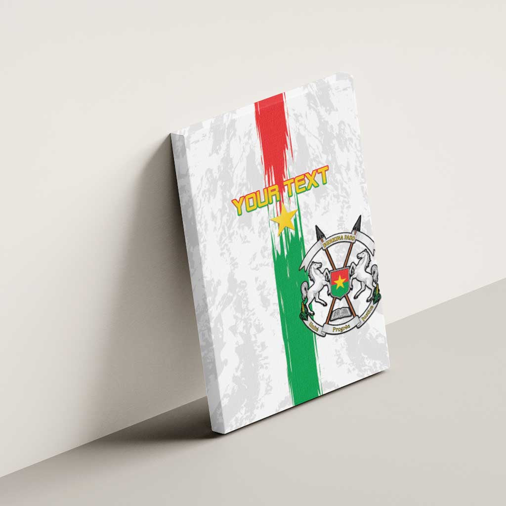 Burkina Faso Football Custom Canvas Wall Art Go Champions