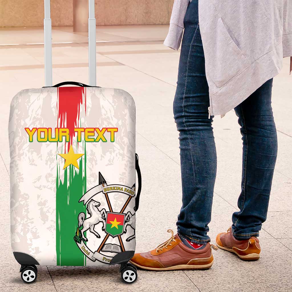Burkina Faso Football Custom Luggage Cover Go Champions