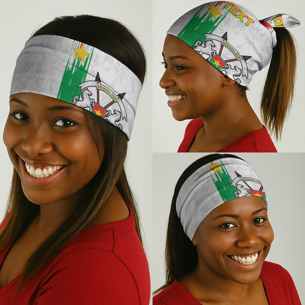 Burkina Faso Football Custom Neck Gaiter Go Champions LT15