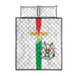 Burkina Faso Football Custom Quilt Bed Set Go Champions