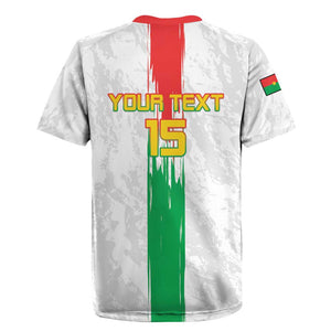 Burkina Faso Football Custom Rugby Jersey Go Champions