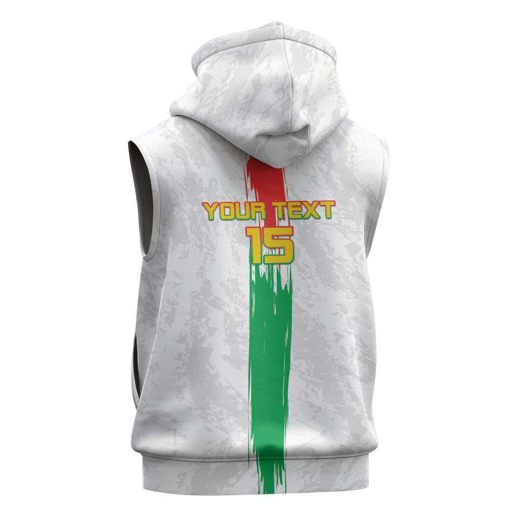 Burkina Faso Football Custom Sleeveless Hoodie Go Champions - African Pride