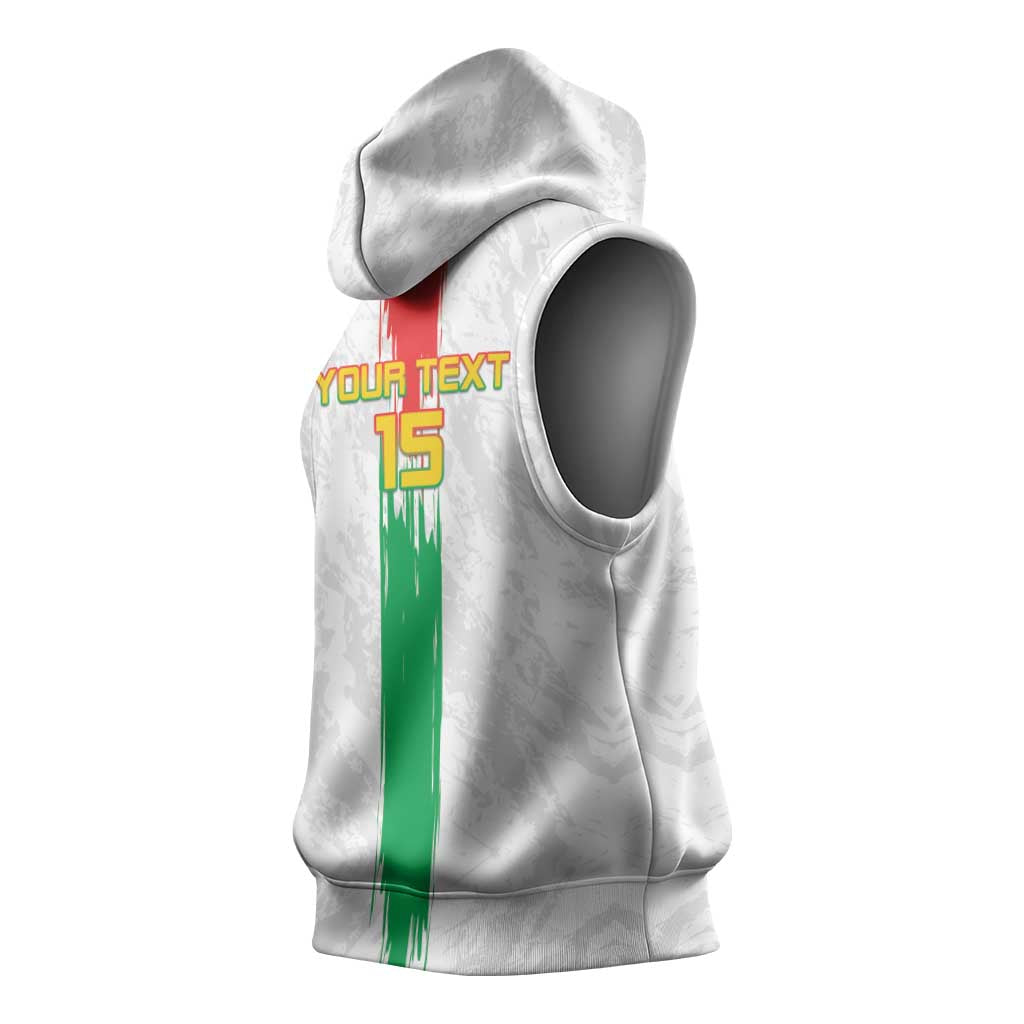 Burkina Faso Football Custom Sleeveless Hoodie Go Champions - African Pride