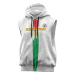 Burkina Faso Football Custom Sleeveless Zip Hoodie Go Champions - African Pride