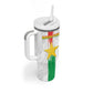 Burkina Faso Football Custom Tumbler With Handle Go Champions