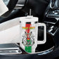 Burkina Faso Football Custom Tumbler With Handle Go Champions