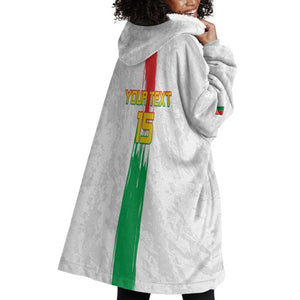 Burkina Faso Football Custom Wearable Blanket Hoodie Go Champions