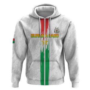 Burkina Faso Football Custom Zip Hoodie Go Champions