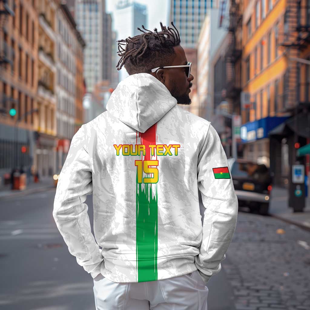 Burkina Faso Football Custom Zip Hoodie Go Champions