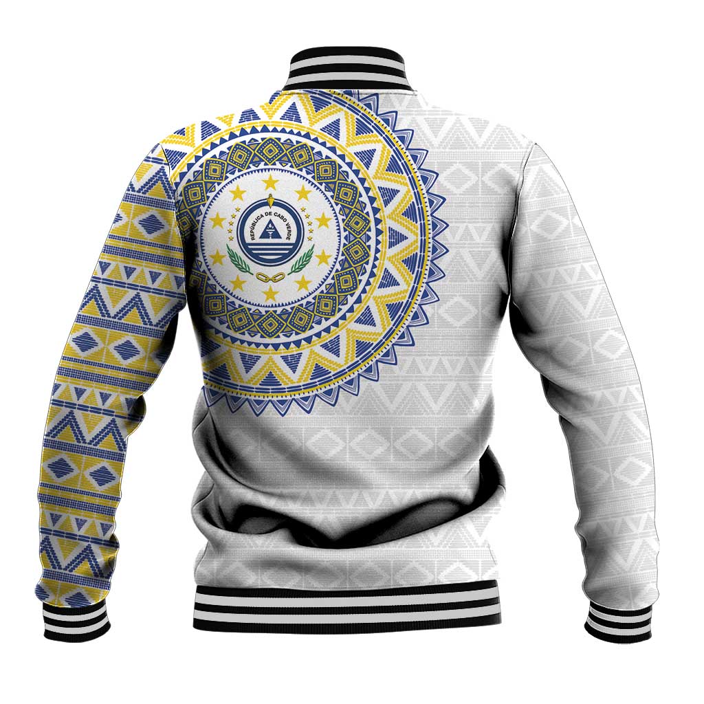 Cape Verde African Tribal Pattern Baseball Jacket Chest Arm Tattoo