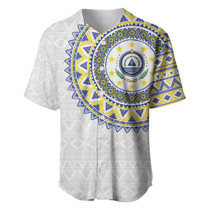 Cape Verde African Tribal Pattern Baseball Jersey Chest Arm Tattoo
