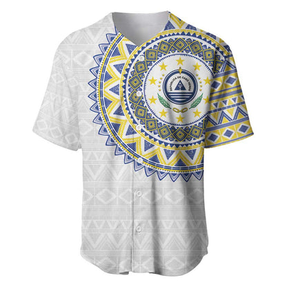 Cape Verde African Tribal Pattern Baseball Jersey Chest Arm Tattoo