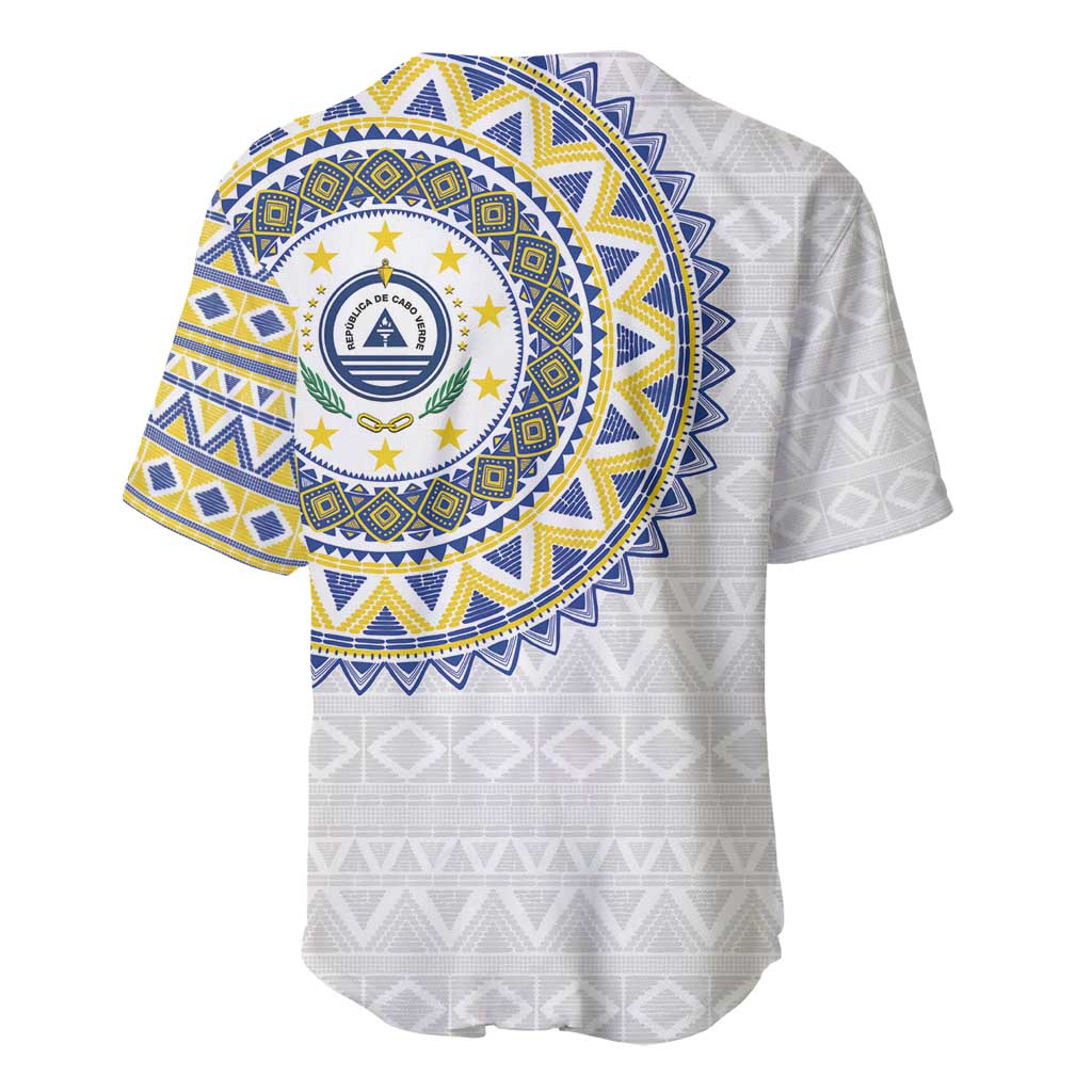Cape Verde African Tribal Pattern Baseball Jersey Chest Arm Tattoo