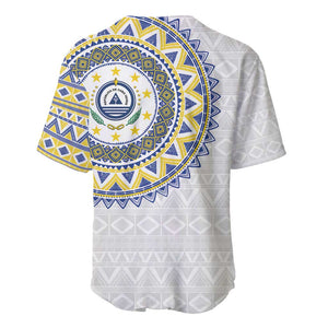 Cape Verde African Tribal Pattern Baseball Jersey Chest Arm Tattoo