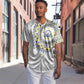 Cape Verde African Tribal Pattern Baseball Jersey Chest Arm Tattoo