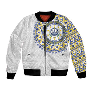 Cape Verde African Tribal Pattern Bomber Jacket Chest Arm Tattoo