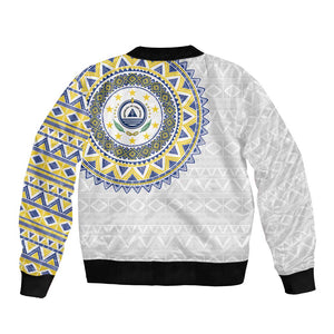 Cape Verde African Tribal Pattern Bomber Jacket Chest Arm Tattoo