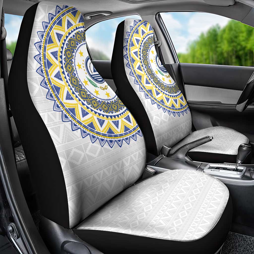 Cape Verde African Tribal Pattern Car Seat Cover Chest Arm Tattoo