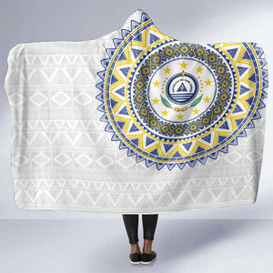 Cape Verde African Tribal Pattern Hooded Blanket Chest Arm Tattoo