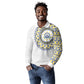 Cape Verde African Tribal Pattern Long Sleeve Polo Shirt Chest Arm Tattoo