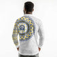 Cape Verde African Tribal Pattern Long Sleeve Polo Shirt Chest Arm Tattoo