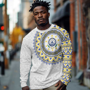 Cape Verde African Tribal Pattern Long Sleeve Shirt Chest Arm Tattoo