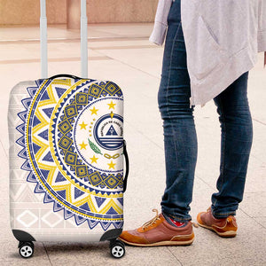 Cape Verde African Tribal Pattern Luggage Cover Chest Arm Tattoo