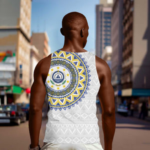 Cape Verde African Tribal Pattern Men Tank Top Chest Arm Tattoo