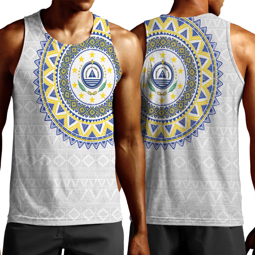 Cape Verde African Tribal Pattern Men Tank Top Chest Arm Tattoo