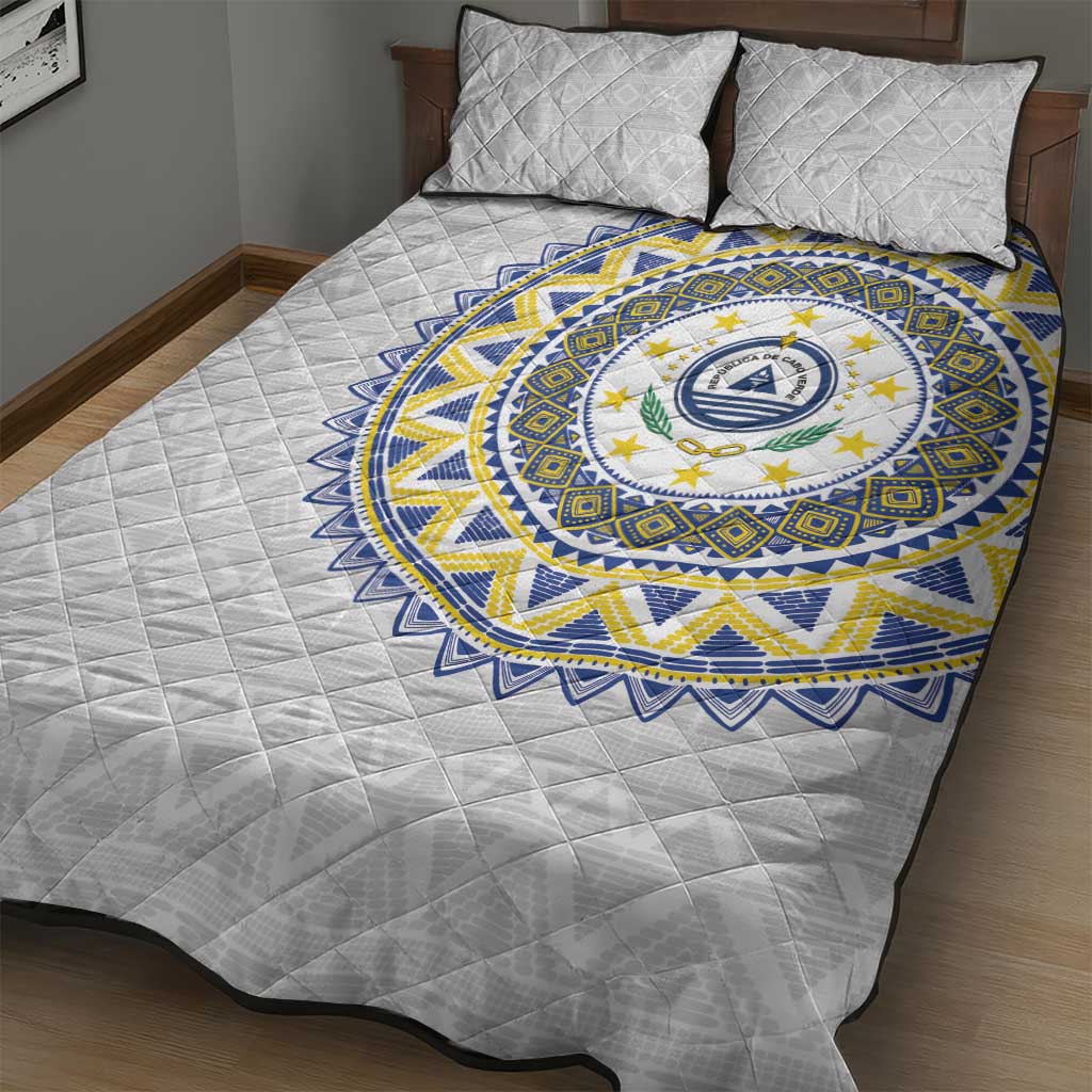 Cape Verde African Tribal Pattern Quilt Bed Set Chest Arm Tattoo