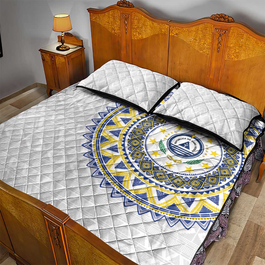 Cape Verde African Tribal Pattern Quilt Bed Set Chest Arm Tattoo