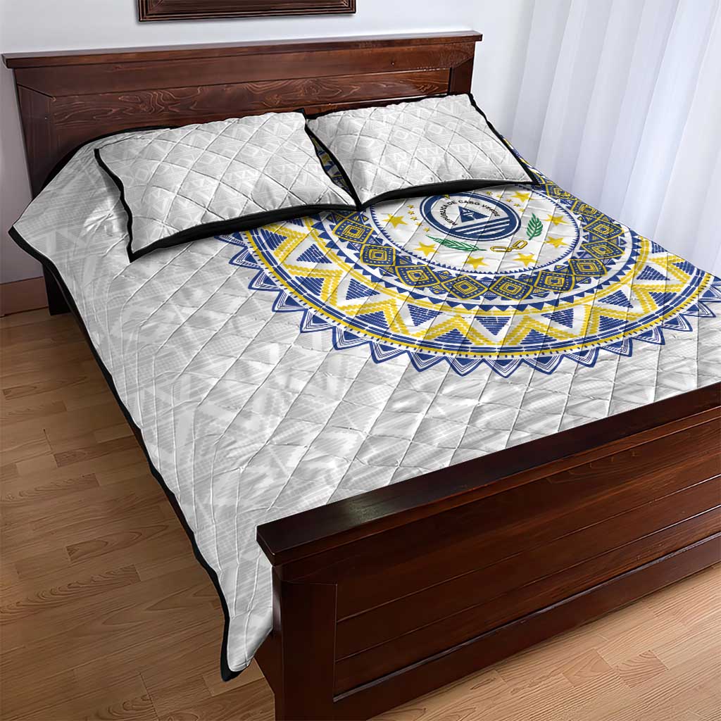 Cape Verde African Tribal Pattern Quilt Bed Set Chest Arm Tattoo