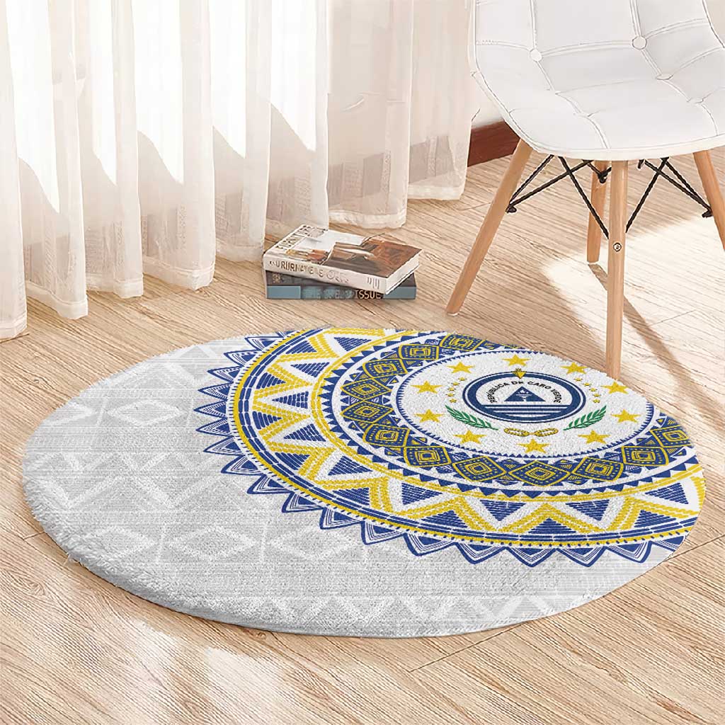 Cape Verde African Tribal Pattern Round Carpet Chest Arm Tattoo