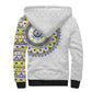 Cape Verde African Tribal Pattern Sherpa Hoodie Chest Arm Tattoo