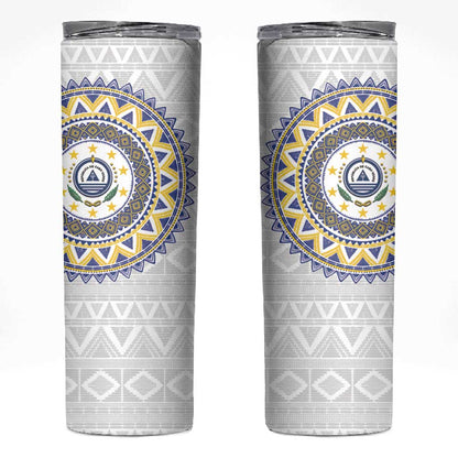 Cape Verde African Tribal Pattern Skinny Tumbler Chest Arm Tattoo