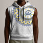 Cape Verde African Tribal Pattern Sleeveless Hoodie Chest Arm Tattoo - African Pride