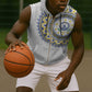 Cape Verde African Tribal Pattern Sleeveless Zip Hoodie Chest Arm Tattoo - African Pride