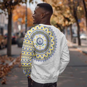 Cape Verde African Tribal Pattern Sweatshirt Chest Arm Tattoo