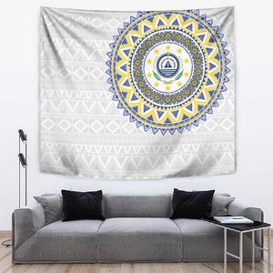 Cape Verde African Tribal Pattern Tapestry Chest Arm Tattoo