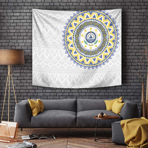 Cape Verde African Tribal Pattern Tapestry Chest Arm Tattoo