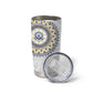 Cape Verde African Tribal Pattern Tumbler Cup Chest Arm Tattoo