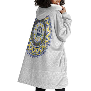 Cape Verde African Tribal Pattern Wearable Blanket Hoodie Chest Arm Tattoo