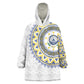 Cape Verde African Tribal Pattern Wearable Blanket Hoodie Chest Arm Tattoo