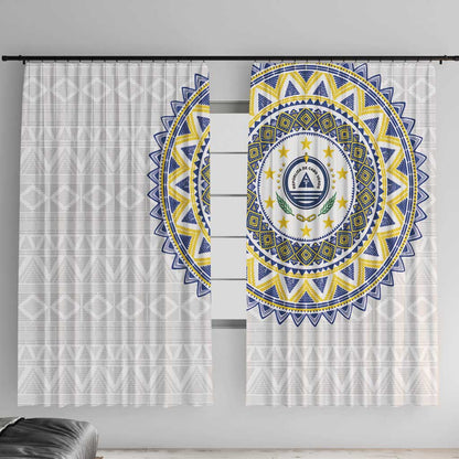 Cape Verde African Tribal Pattern Window Curtain Chest Arm Tattoo