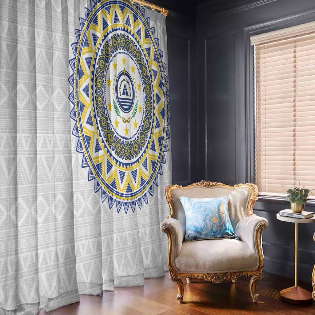 Cape Verde African Tribal Pattern Window Curtain Chest Arm Tattoo