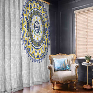 Cape Verde African Tribal Pattern Window Curtain Chest Arm Tattoo