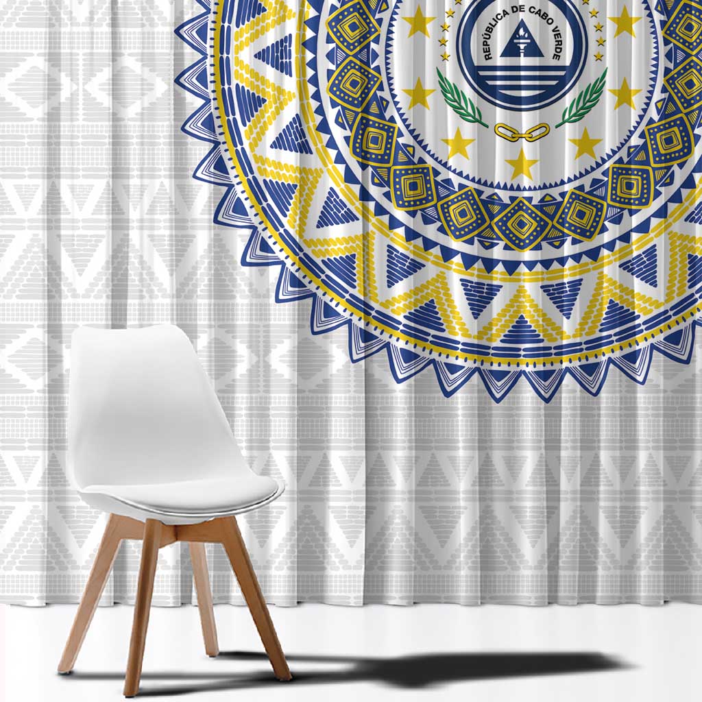 Cape Verde African Tribal Pattern Window Curtain Chest Arm Tattoo