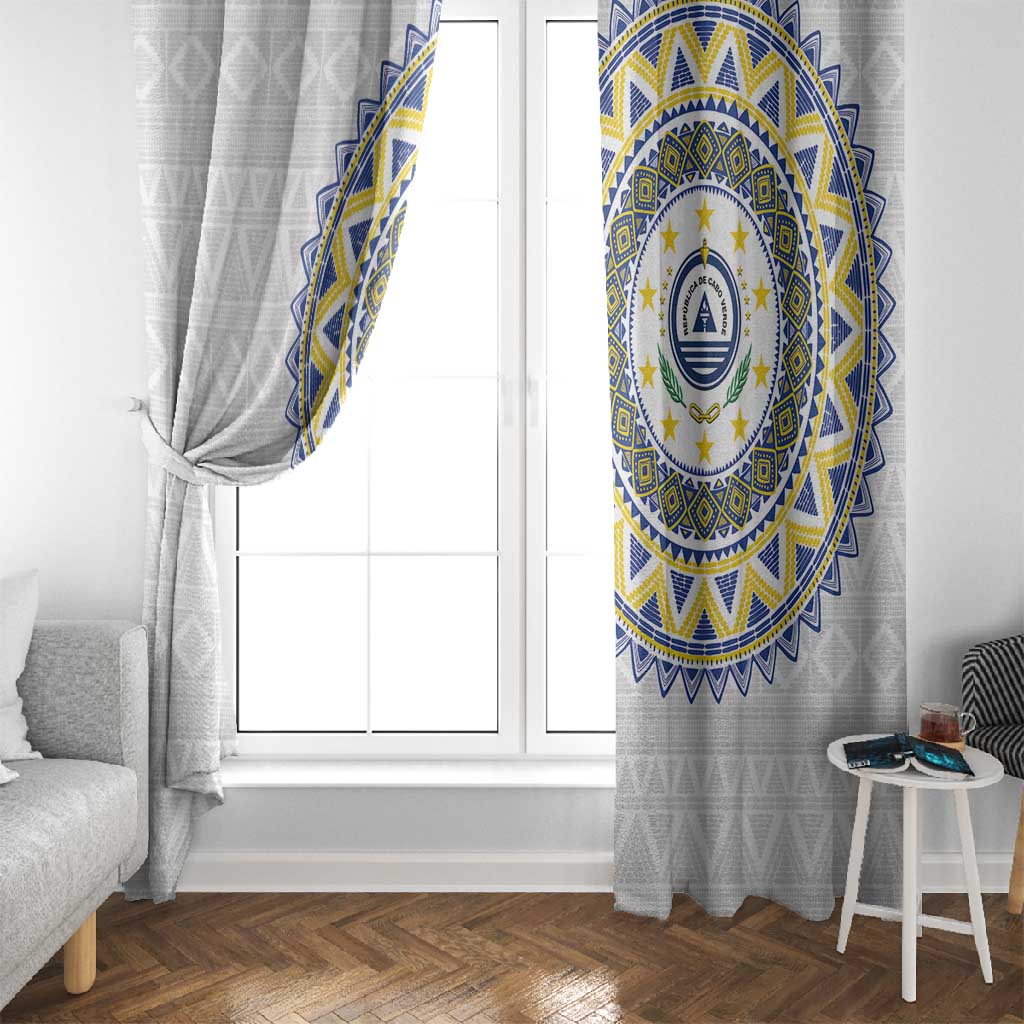 Cape Verde African Tribal Pattern Window Curtain Chest Arm Tattoo