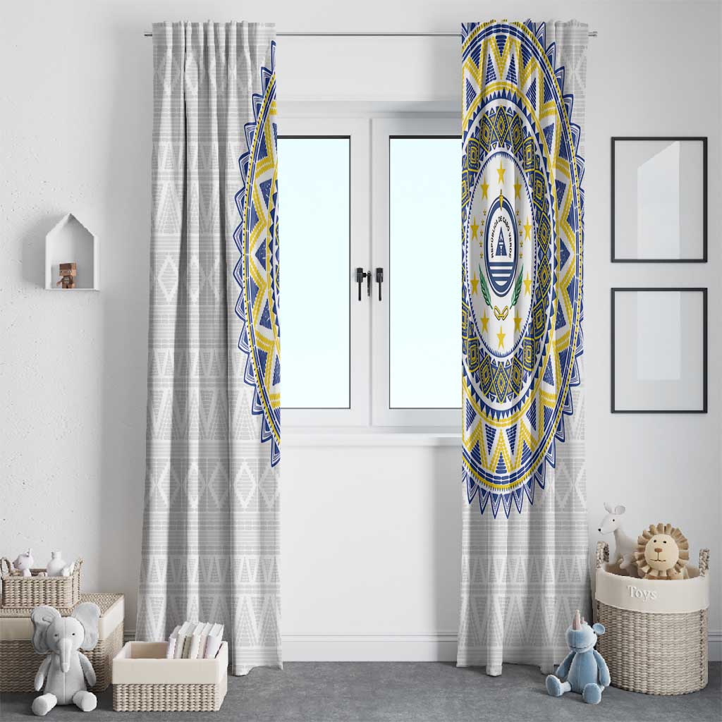 Cape Verde African Tribal Pattern Window Curtain Chest Arm Tattoo